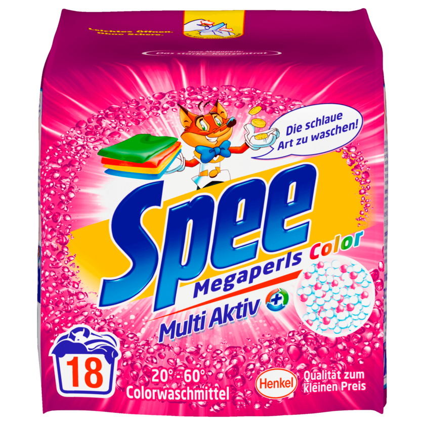 Spee Colorwaschmittel Megaperls Color Multi Aktiv 1,22kg, 18WL